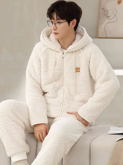 Pyjama D'hiver Chaud Pour Homme "Vague Polaire" | Pyjama Shop