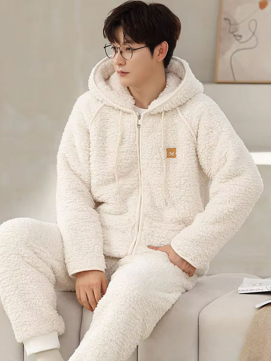 Pyjama D'hiver Chaud Pour Homme "Vague Polaire" | Pyjama Shop