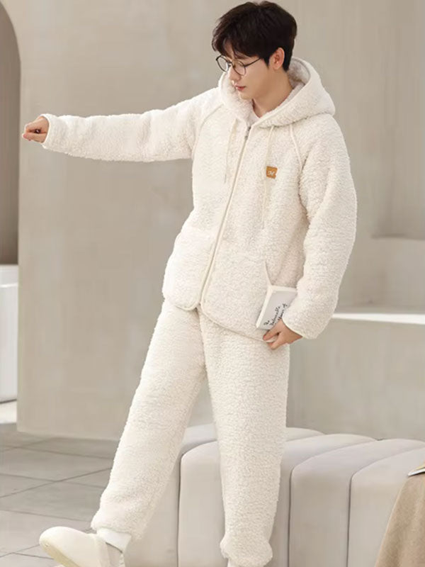 Pyjama D'hiver Chaud Pour Homme "Vague Polaire" | Pyjama Shop