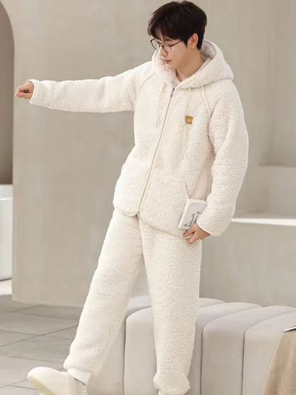 Pyjama D'hiver Chaud Pour Homme "Vague Polaire" | Pyjama Shop