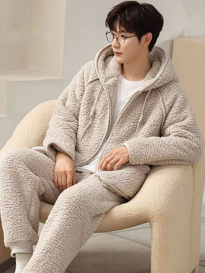 Pyjama D'hiver Chaud Pour Homme "Vague Polaire" | Pyjama Shop