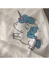 Pyjama en Satin pour Femme &quot;Licorne Bleu&quot;