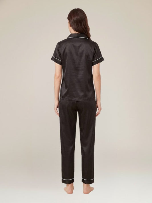 Pyjama Noir Satin | Pyjama Shop​