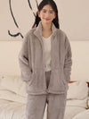 Pyjama Polaire Gris Pour Femme &quot;Rêve Polaire&quot; | Pyjama Shop