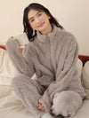 Pyjama Polaire Gris Pour Femme &quot;Rêve Polaire&quot; | Pyjama Shop