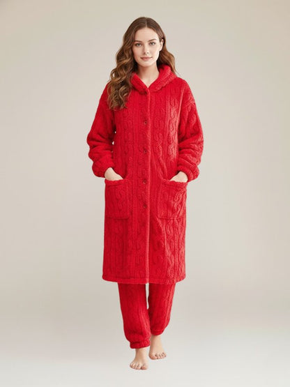 Pyjama Polaire Oversize Pour Femme En Flanelle "Chaleur Enveloppante" | Pyjama Shop