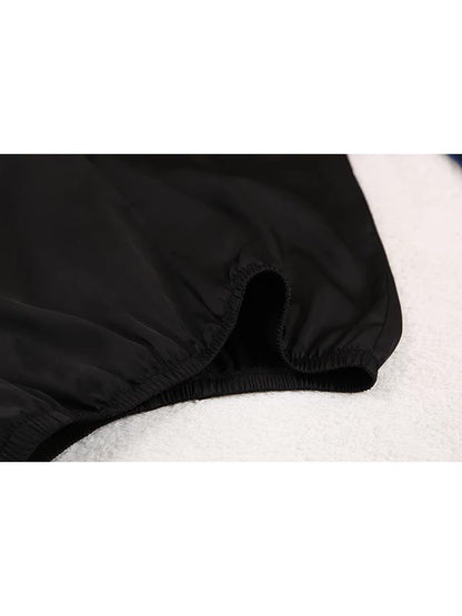 Pyjama Satin Noir Femme | Pyjama Shop
