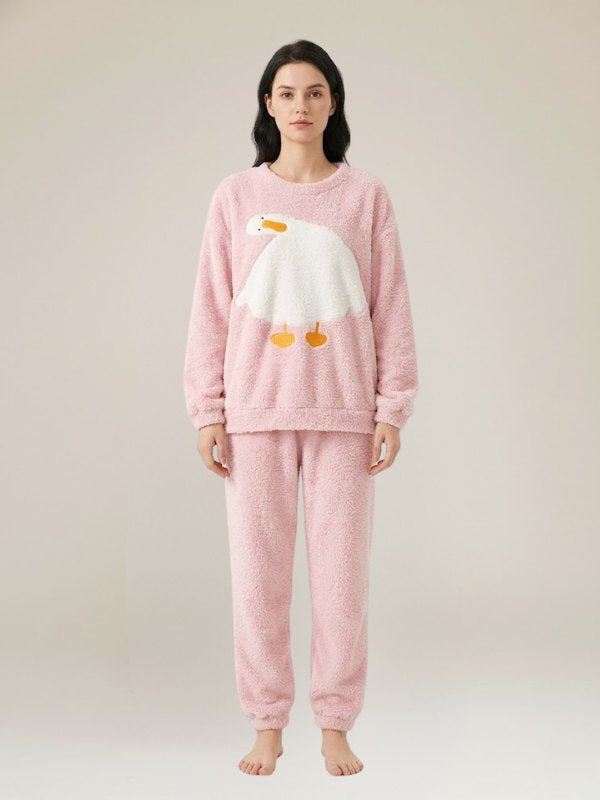 Pyjamas Chauds Pour Femmes "Canard Douillet" | Pyjama Shop