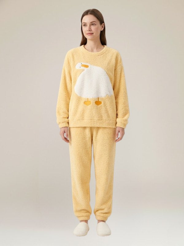 Pyjamas Chauds Pour Femmes "Canard Douillet" | Pyjama Shop
