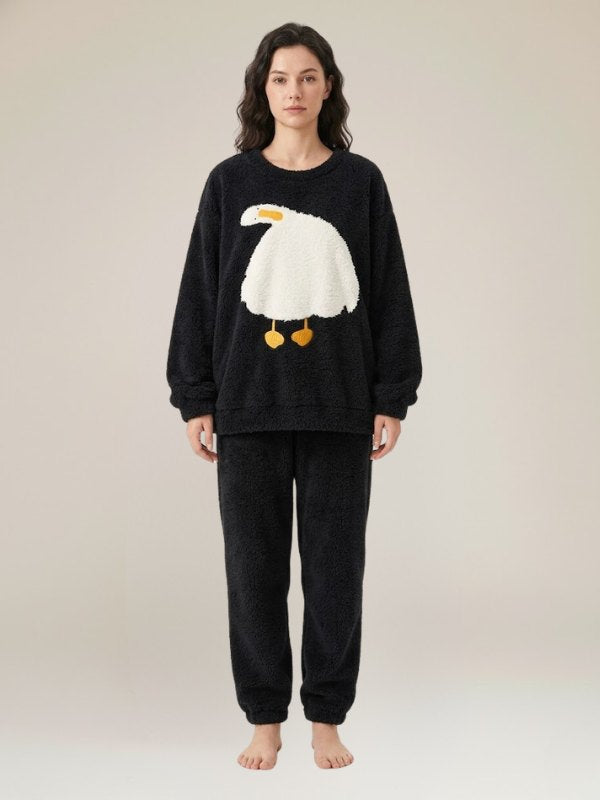 Pyjamas Chauds Pour Femmes "Canard Douillet" | Pyjama Shop