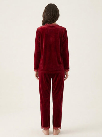Pyjamas Pour Femme En Velours "Voile de Velours" | Pyjama Shop