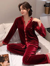 Pyjamas Pour Femme En Velours &quot;Voile de Velours&quot; | Pyjama Shop