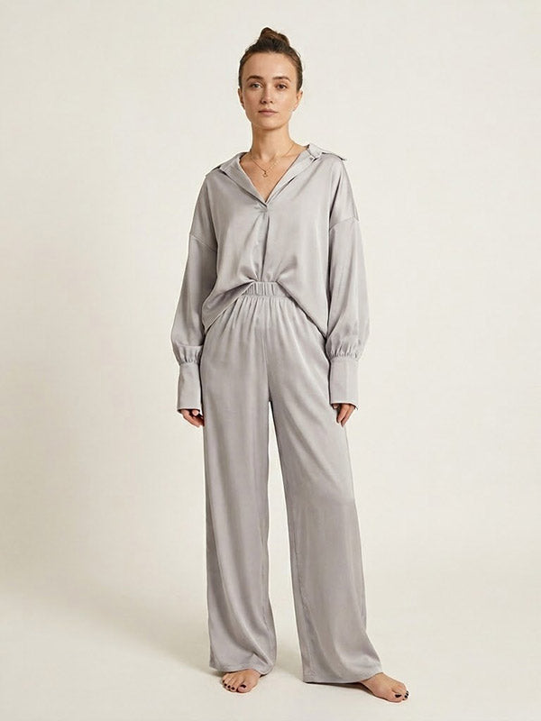 Pyjama en Satin Pour Femme "Éclat de Diamant" | Pyjama Shop