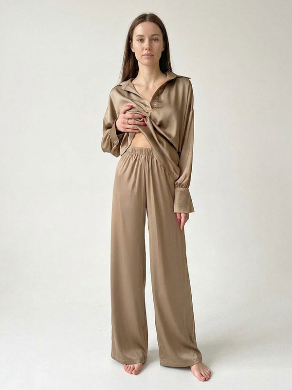 Pyjama en Satin Pour Femme "Éclat de Diamant" | Pyjama Shop