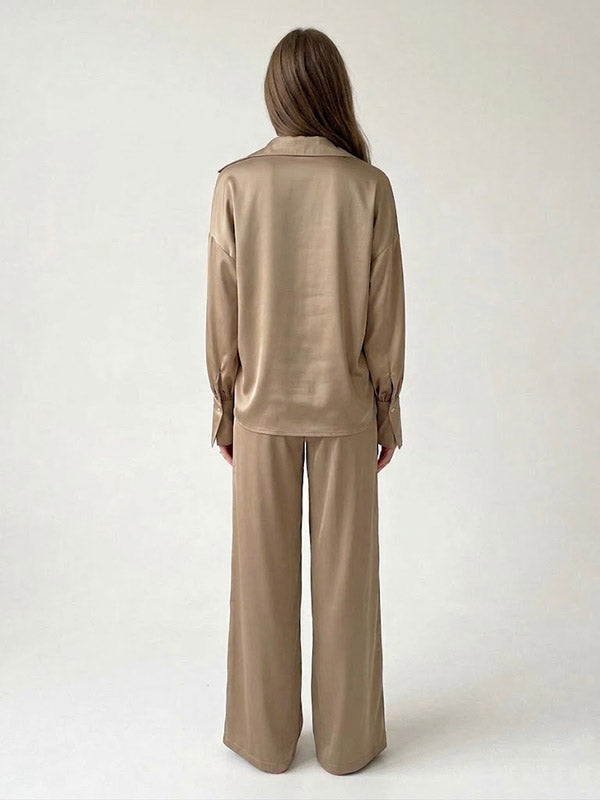 Pyjama en Satin Pour Femme "Éclat de Diamant" | Pyjama Shop