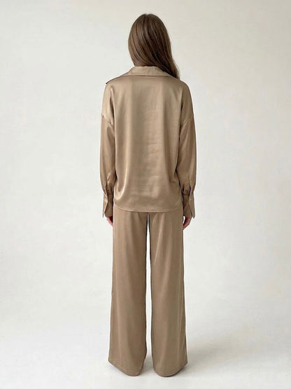 Pyjama en Satin Pour Femme "Éclat de Diamant" | Pyjama Shop