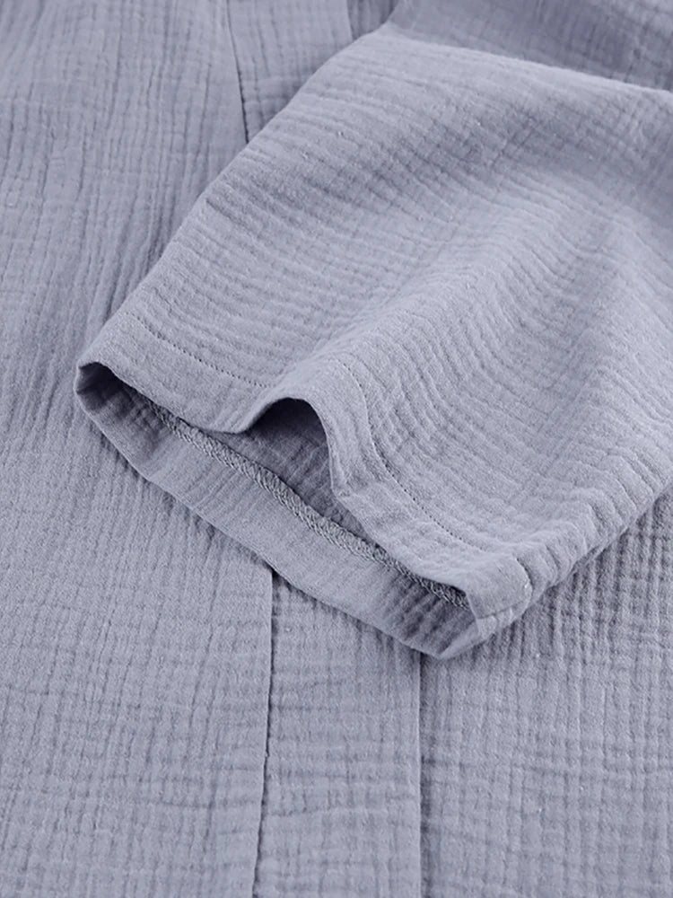 Robe De Chambre En Coton Pour Femme "Douceur Matinale" | Pyjama Shop