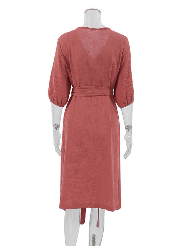 Robe de Chambre En Coton Pour Femme "Flocon de Douceur" | Pyjama Shop