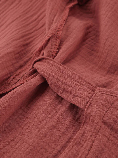 Robe de Chambre En Coton Pour Femme "Flocon de Douceur" | Pyjama Shop