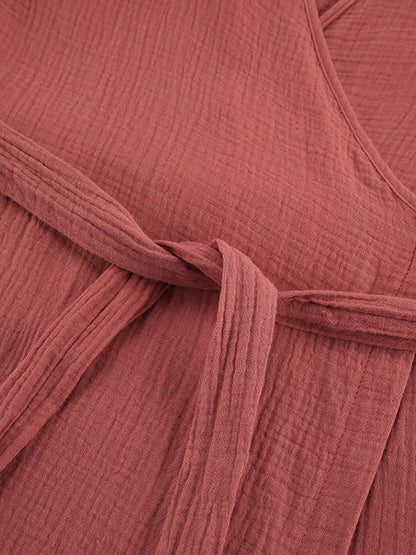 Robe de Chambre En Coton Pour Femme "Flocon de Douceur" | Pyjama Shop