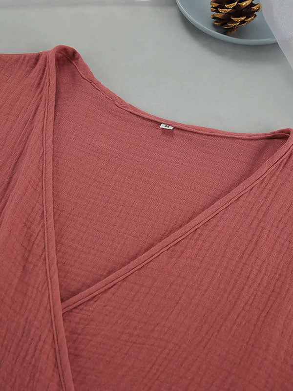 Robe de Chambre En Coton Pour Femme "Flocon de Douceur" | Pyjama Shop