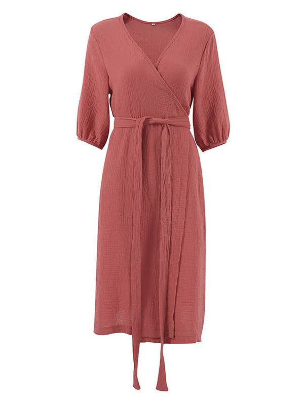 Robe de Chambre En Coton Pour Femme "Flocon de Douceur" | Pyjama Shop