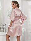 Robe de Chambre En Satin Pour Femme &quot;Symphonie Enveloppante&quot; | Pyjama Shop