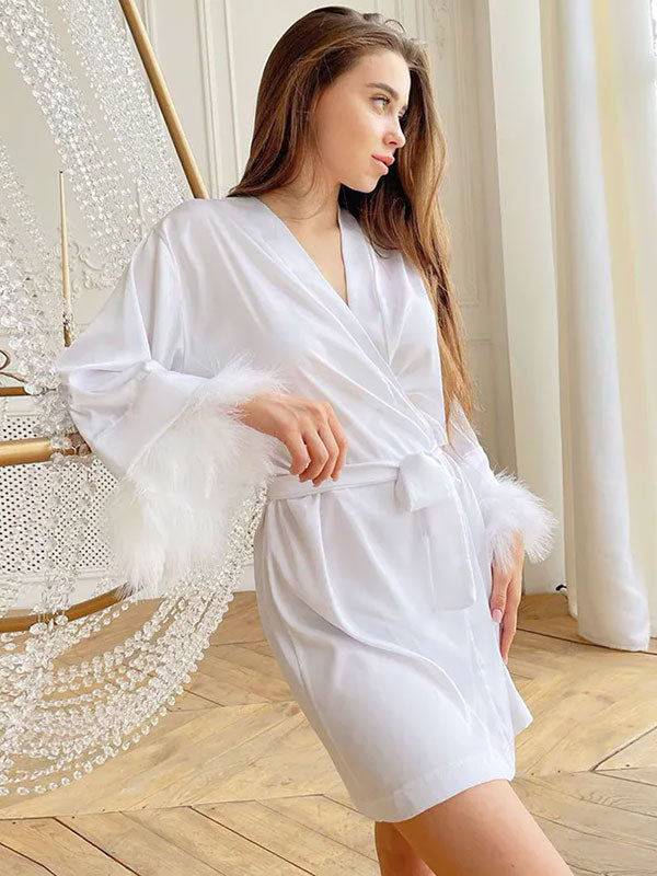 Robe de Chambre D'été Pour Femme "Élégance Matinale" | Pyjama Shop