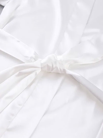 Robe de Chambre D'été Pour Femme "Élégance Matinale" | Pyjama Shop