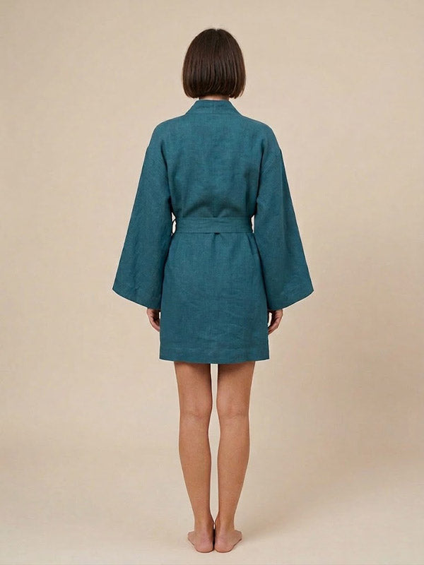 Robe de Chambre Kimono Pour Femme "Délicatesse Matinale" | Pyjama Shop