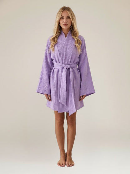 Robe de Chambre Kimono Pour Femme "Caresse du Matin" | Pyjama Shop
