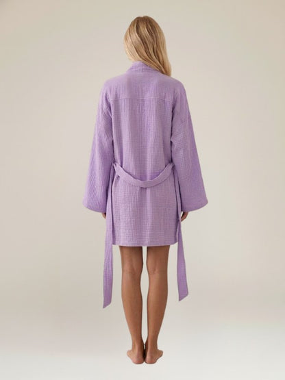 Robe de Chambre Kimono Pour Femme "Caresse du Matin" | Pyjama Shop