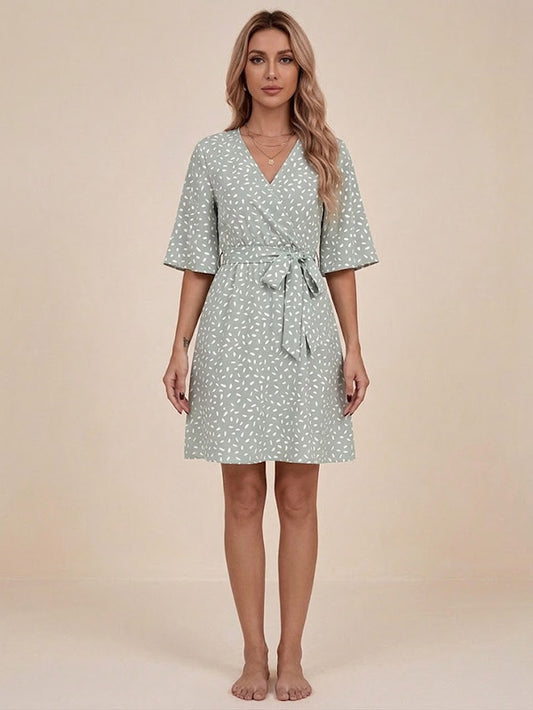 Robe De Chambre Légère Pour Femme "Flocon de Douceur" | Pyjama Shop