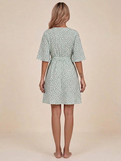 Robe De Chambre Légère Pour Femme "Flocon de Douceur" | Pyjama Shop