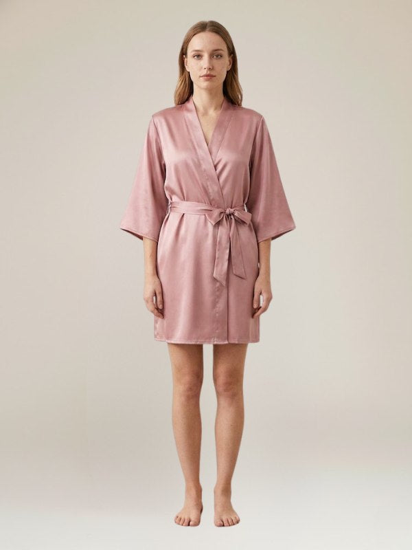 Robe De Chambre Légère Pour Femme "Délice de Satin" | Pyjama Shop