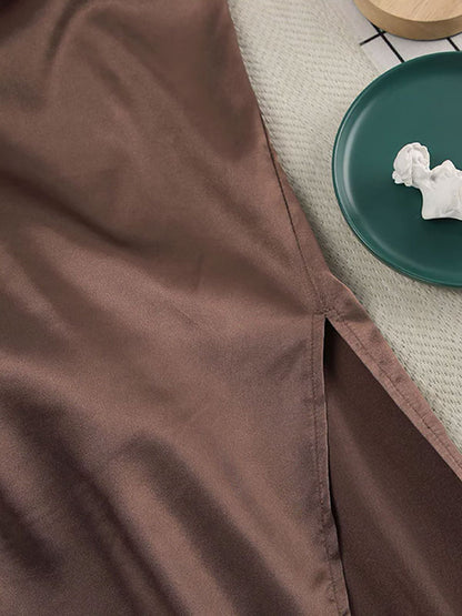 Robe de Chambre Longue pour Femme "Perle du Matin" | Pyjama Shop