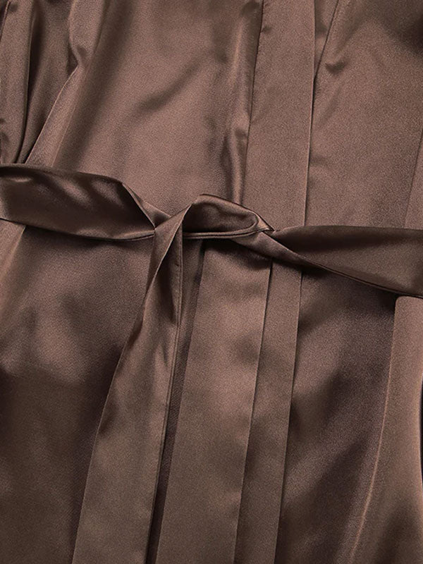 Robe de Chambre Longue pour Femme "Perle du Matin" | Pyjama Shop