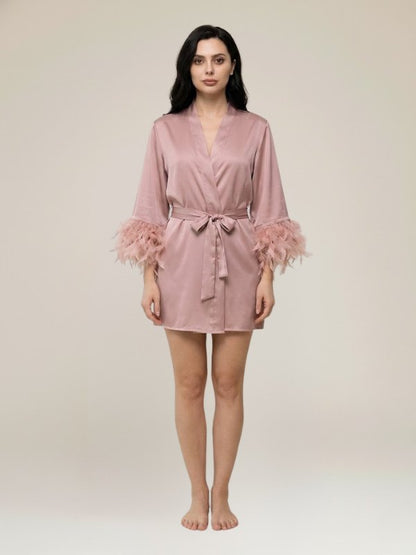 Robe de Chambre Originale Pour Femme "Flocon de Satin" | Pyjama Shop​