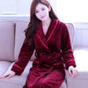 Robe de Chambre Polaire Femme &quot;Rouge&quot; | Pyjama Shop