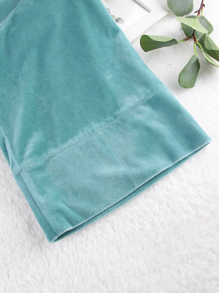 Robe De Chambre En Velours Pour Femme "Velours de Rêve" | Pyjama Shop