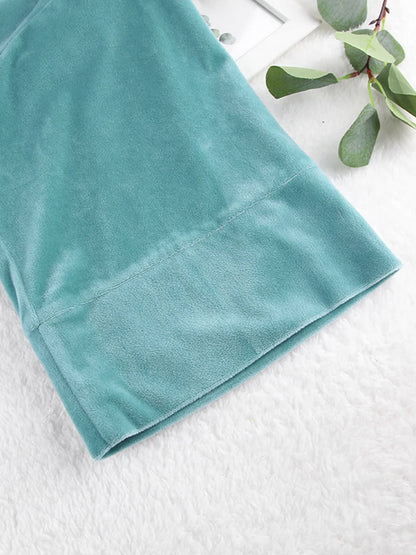 Robe De Chambre En Velours Pour Femme "Velours de Rêve" | Pyjama Shop