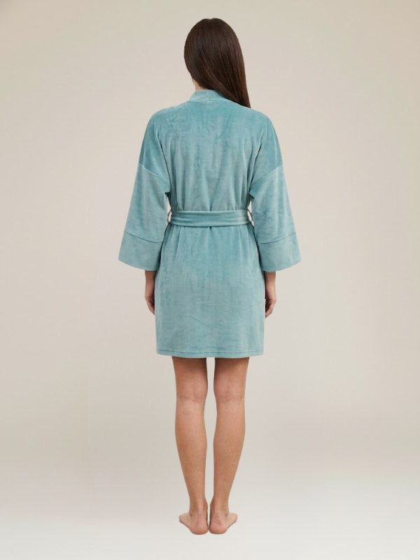 Robe De Chambre En Velours Pour Femme "Velours de Rêve" | Pyjama Shop