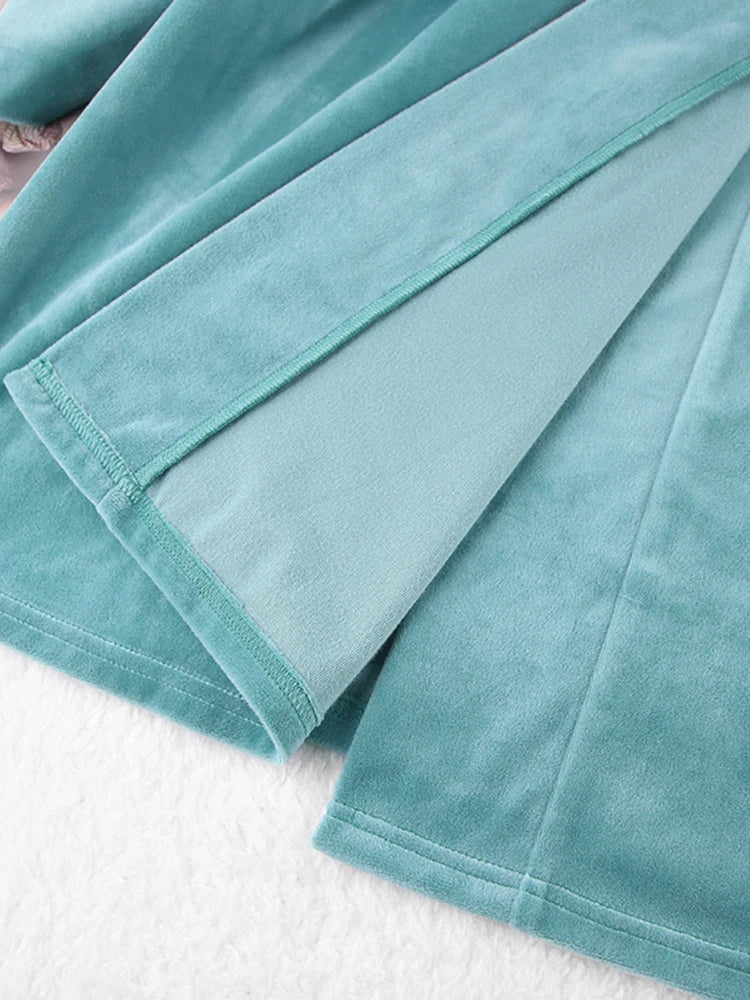 Robe De Chambre En Velours Pour Femme "Velours de Rêve" | Pyjama Shop