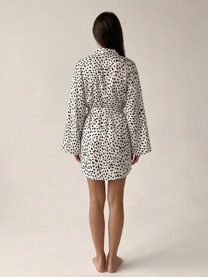 Robe De Chambre D'été "Flocon de Douceur" | Pyjama Shop