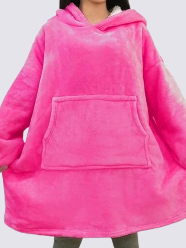 Sweat Plaid Rose Fluo | Pyjama Shop