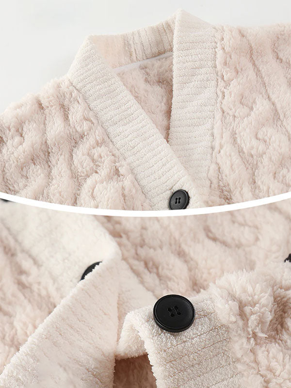 Ensemble Pyjama Avec Veste Polaire Pour Femme "Nuit Enneigée" | Pyjama Shop