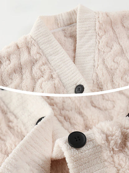 Ensemble Pyjama Avec Veste Polaire Pour Femme "Nuit Enneigée" | Pyjama Shop
