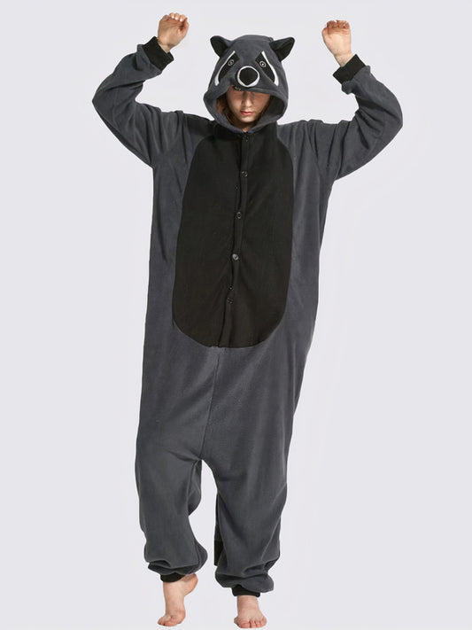 Combinaison Pyjama Femme "Raton Laveur" | Pyjama Shop