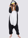 Combinaison Pyjama Femme &quot;Penguin Noir&quot; | Pyjama Shop