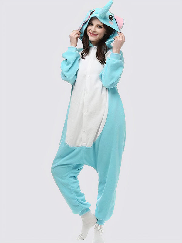 Combinaison Pyjama Femme "Éléphant Bleu" | Pyjama Shop